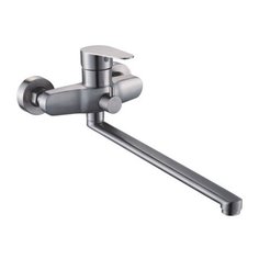 Potato Смеситель для ванны с длинным поворотным изливом, сатин P22310S