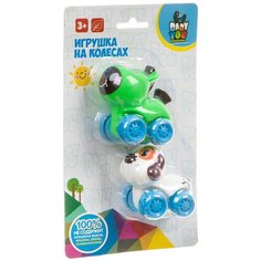 Набор игрушек на колесах Bondibon, ПОНИ и СОБАЧКА, 3 вида