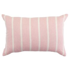 Чехол на подушку декоративный в полоску цвета пыльной розы из коллекции Essential, 40х60 см Tkano