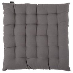 Подушка на стул из хлопка серого цвета из коллекции Prairie, 40х40 см Tkano