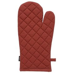 Прихватка-варежка из хлопка терракотового цвета из коллекции Prairie, 33х17,5 см Tkano