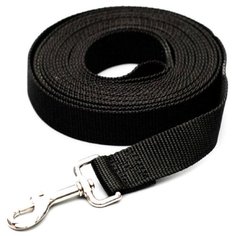 Поводок для собак Пижон 1290926-1513543 черный 2 5 м 25 мм