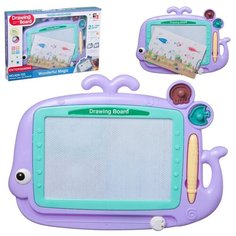 Доска для рисования JUNFA Милый кит, в коробке, 35,5x26см