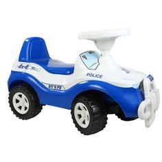 ОР105 Каталка машинка Джипик POLICE с клаксоном бело-синяя Orion Toys