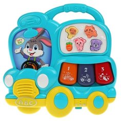 Музыкальная игрушка Жирафики Машинка-пианино звук, свет