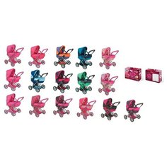 Коляска для куклы Buggy Boom Infinia трансформер, классическая 56х30х66 см