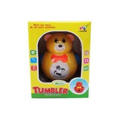 Игрушка для малышей. Неваляшка Медвежонок, звуковые эффекты, 13x19x12см Junfa Toys
