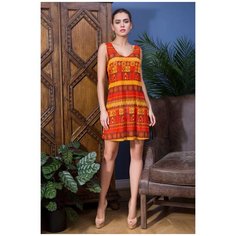 Легкая сорочка Adelin с принтом в африканском стиле 65621 M Mia Mia