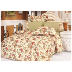 Постельное белье шелк-сатин COSENZA бежевый евро, Le Vele