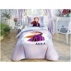 Постельное белье детское FROZEN II DOUBLE COLOR ANNA, 1,5-спальное, TAC-Турция.