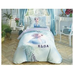 Постельное белье детское FROZEN II DOUBLE COLOR ELZA, 1,5-спальное, TAC-Турция.