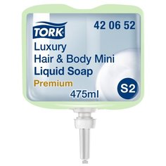 Мыло-шампунь TORK Premium Luxury S2 для тела и волос, 475 мл