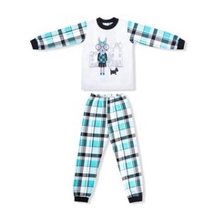 Пижама LEO размер 104, бирюзовый Лео