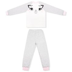 Пижама LEO размер 128, светло-серый Лео