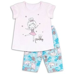 Пижама Веселый Малыш размер 98, розовый/синий