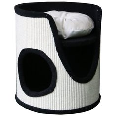 Когтеточка-домик 40х40х45 см, черный Pet Choice