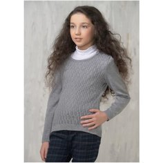 Джемпер VAY размер 140, светло-серый