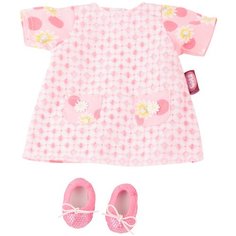 Gotz Платье и туфли для кукол 30 - 33 см 3402836 белый/розовый