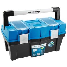 Ящик с органайзером Hogert HT7G060 46x24x24 см 18 черный/синий