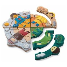Пазл деревянный Plan Toys "Времена года"