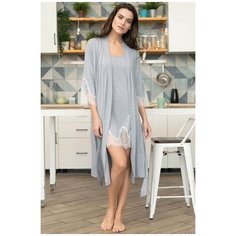 Домашний халат Medea с кружевными рукавами Mia-Mia XS 130628