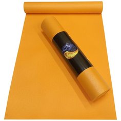 Коврик AKO YOGA Yin-Yang Studio, 173х60х0.45 см оранжевый однотонный
