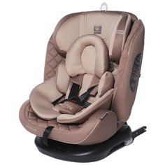 Автокресло группа 0/1/2/3 (до 36 кг) Babycare Shelter Isofix, песочно-коричневый/бежевый