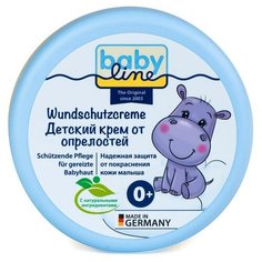 Детский крем baby line от опрелостей под подгузник с миндальным маслом, пантенолом; объем 150 мл.