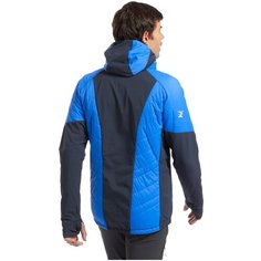 Куртка для альпинизма гибридная мужская SPRINT , размер: S, цвет: Неоновый Синий/Темно-Синий SIMOND Х Декатлон Decathlon