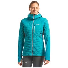 Женский пуховик для альпинизма SPRINT , размер: XS, цвет: Павлиний Зеленый/Темно-Синий SIMOND Х Декатлон Decathlon