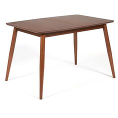 Стол кухонный TetChair Pavillion, раскладной, ДхШ: 120 х 80 см, длина в разложенном виде: 160 см, коричневый