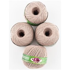 Пряжа "Пион" 50 г, 200м (4 мотка), ПНК им. Кирова, №3302 бежевый