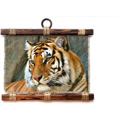 Панно Универсальный свиток "Тигр " горизонтальное А4