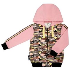 Толстовка lucky child размер 30 (116-122), розовый