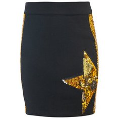 Юбка Nota Bene размер 152, черный/золотой