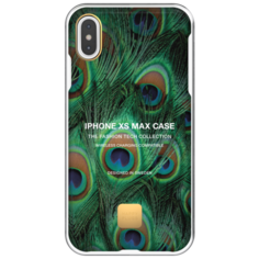 Защитный чехол Happy Plugs iPhone XS Max Case - Peacock