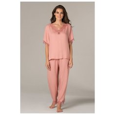 Laete Пижама свободного кроя из вискозы, розовый, S