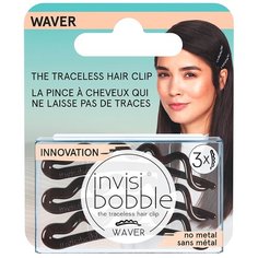 Невидимки Invisibobble Waver (с подвесом) 3 шт. pretty dark