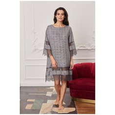 Laete Туника из вискозной ткани в черно-белую клетку, черный с белым, S