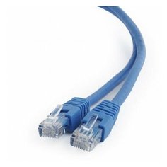 Патч-корд UTP Cablexpert PP6U-0.5M/B кат.6, 0.5м, литой, многожильный (синий)
