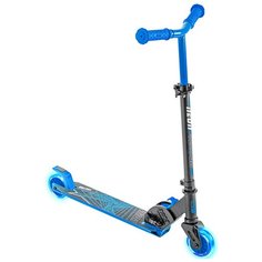 Самокат двухколесный Yvolution VECTOR синий, LED подсветка