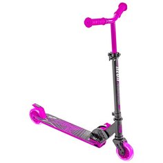 Самокат двухколесный Yvolution VECTOR розовый, LED подсветка