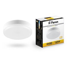 Лампа светодиодная Feron LB-453 GX53 12W 2700K (упаковка 10 шт)