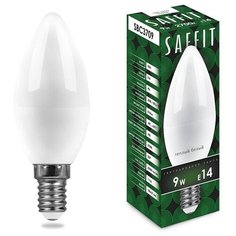 Лампа светодиодная SAFFIT SBC3709 Свеча E14 9W 2700K (упаковка 10 шт)
