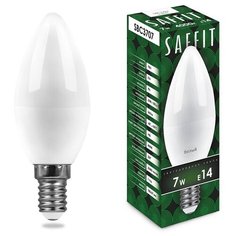 Лампа светодиодная SAFFIT SBC3707 Свеча E14 7W 4000K (упаковка 10 шт)
