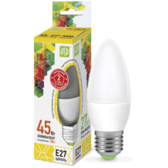 Лампа светодиодная LED-свеча-standard 5Вт 160-260В Е27 3000К 450Лм ASD 4690612003900 (упаковка 10 шт)