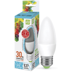 Лампа светодиодная LED-свеча-standard 3.5Вт 160-260В Е27 4000К 320Лм ASD 4690612003894 (упаковка 10 шт)
