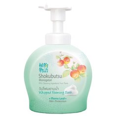 Пенка для душа Shokubutsu Momo leaf, 450 мл