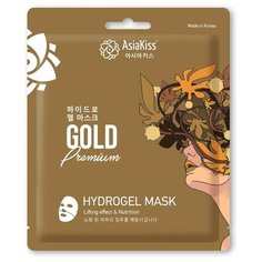 Asiakiss Гидрогелевая маска с экстрактом золота, 20 г