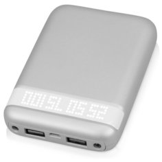 Портативное зарядное устройство Oasis, "Argent", 10000 mAh